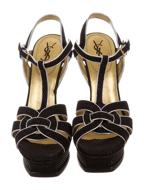 fake ysl tribute shoes|saint laurent tribute sandals flat.